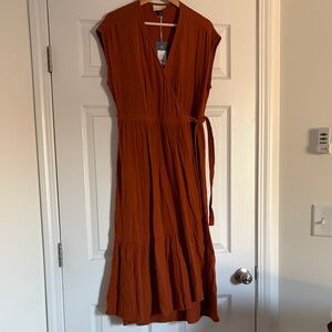 Universal Thread Terracotta High Low Dress